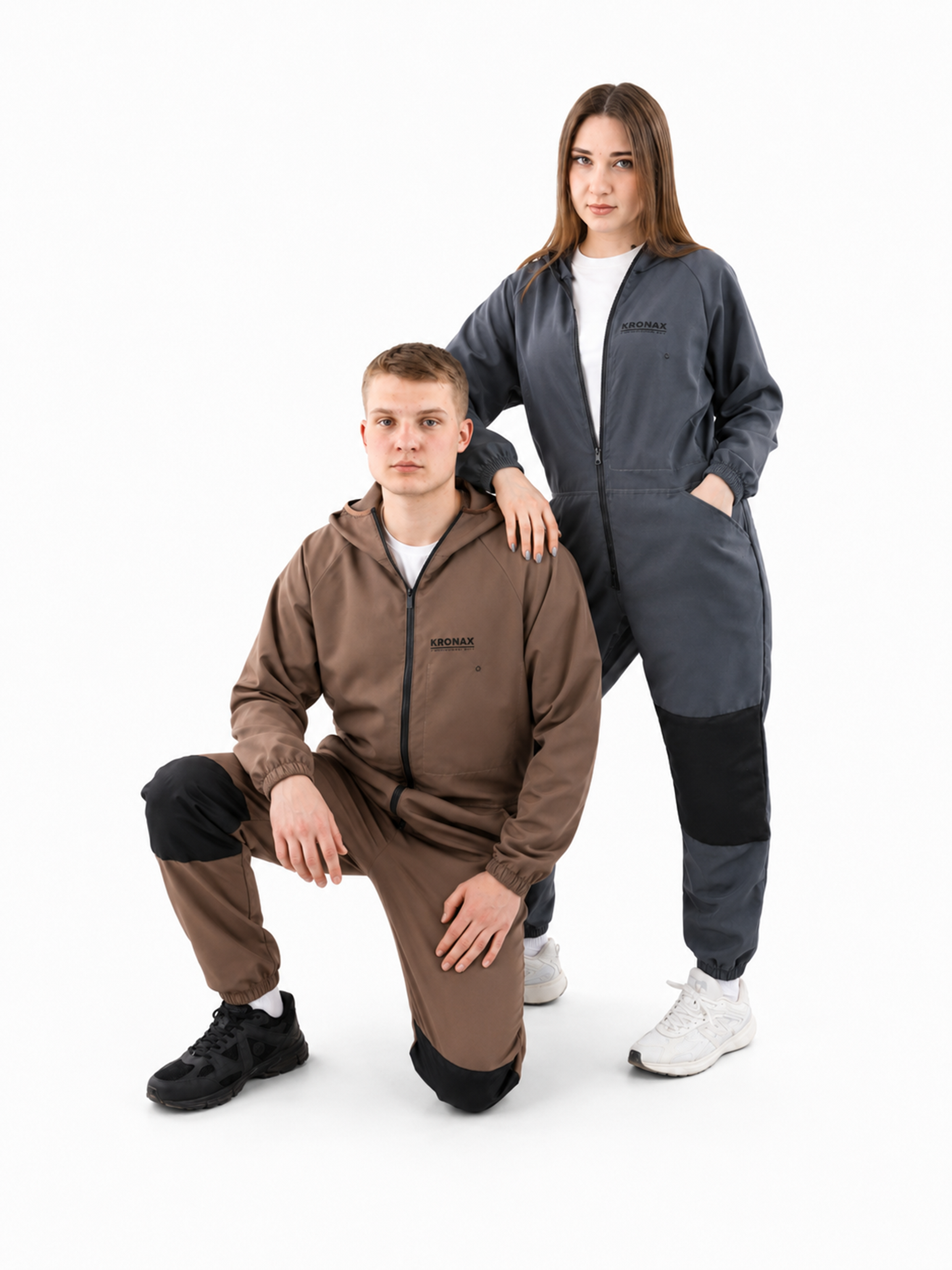 Усиленный многоразовый защитный комбинезон KRONAX PROFI PLUS KPP-01 (XXL, 170-176)