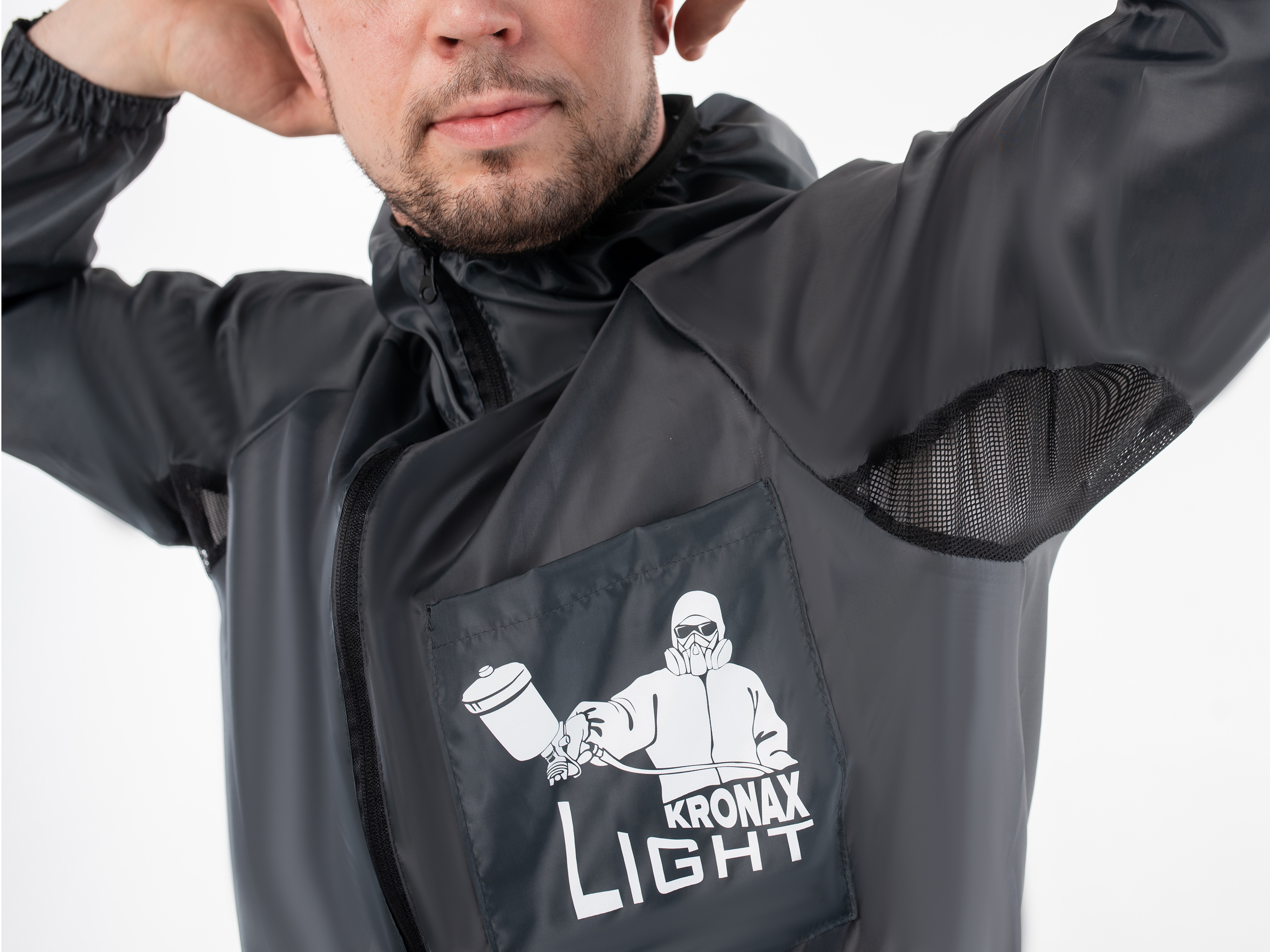 Комбинезон малярный, защитный, многоразовый KRONAX LIGHT KL-01 (L)