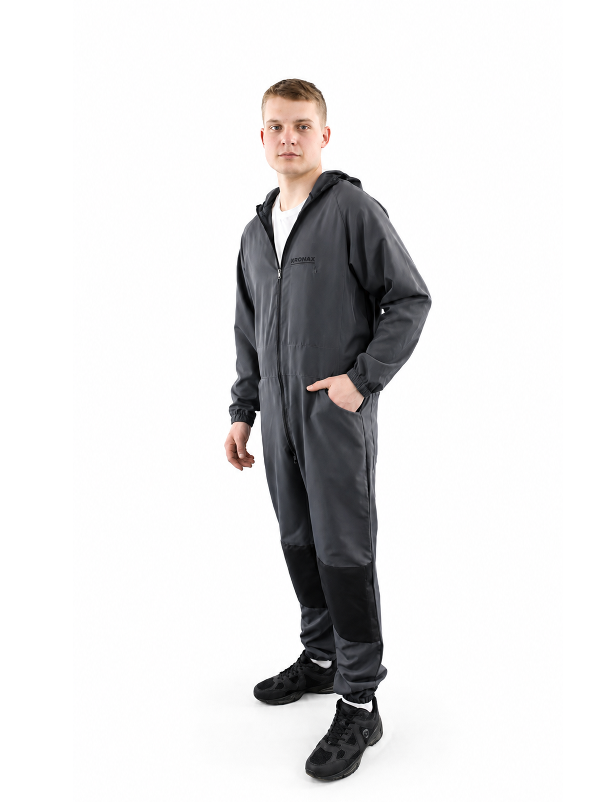 Усиленный многоразовый защитный комбинезон KRONAX PROFI PLUS KPP-01 (XXL, 170-176)