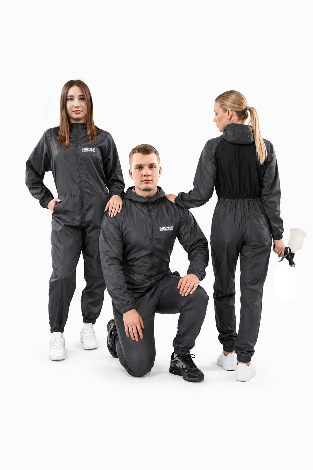 Комбинезон малярный, защитный, многоразовый KRONAX PROFI KP-03 (L, 170-176)